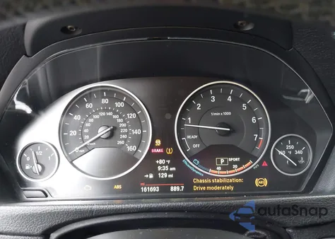 2014 BMW 328I xDrive из США, поврежденный, VIN WBA3B5C53EP542006